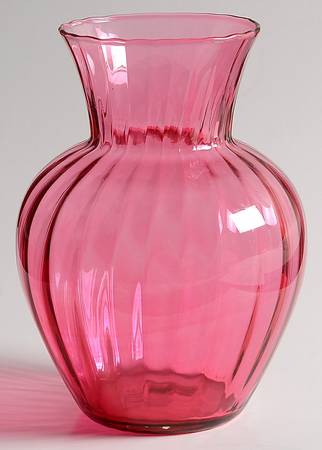 Cranberry 5" Flower Vase