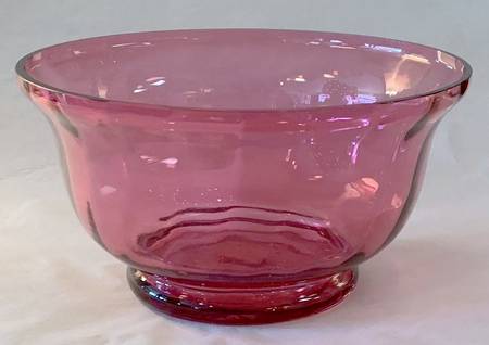 Cranberry 8" Round Bowl