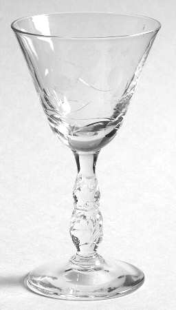 Enchanting Orchid Wine Glass