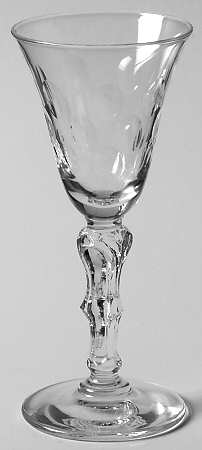 George & Martha Cordial Glass by Nancy Prentiss