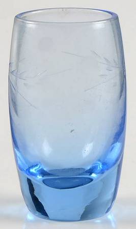 Willow Moon Blue Shot Glass