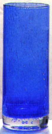 Bubble Glass Cobalt Cooler