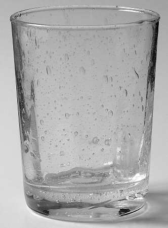 Bubble Glass Clear Double Old Fashioned