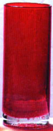 Bubble Glass Red Cooler