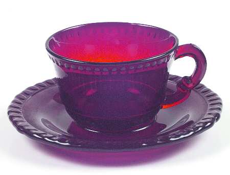 Wotta Ruby Cup & Saucer Set