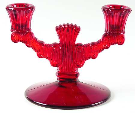 Largo Ruby Double Light Candlestick