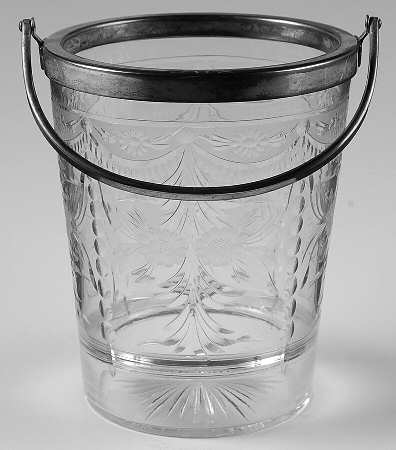 Wickham Handled Ice Bucket (Metal Rim & Handle)