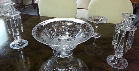 Wickham Single Candlestick with Prisms