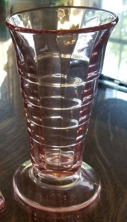 Party Line Pink 12 Oz Footed Tumbler