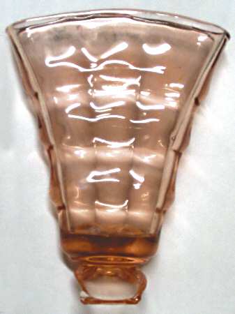 Party Line Pink 7" Fan Vase