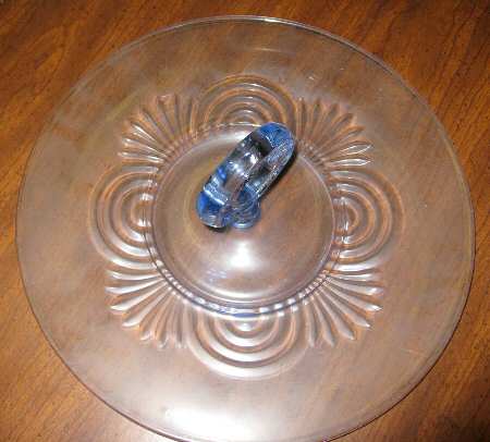 Largo Blue Center Handle Tray