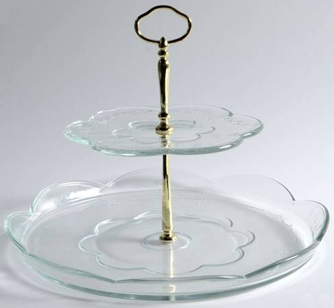 Blossom 2 Tier Serving Tray
