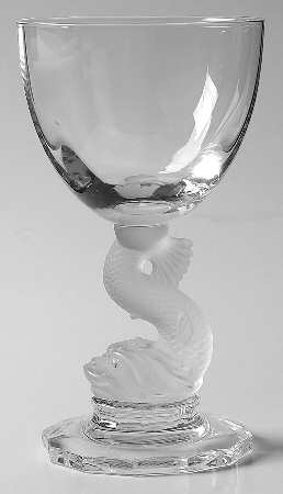 Dolphin Wine Glass