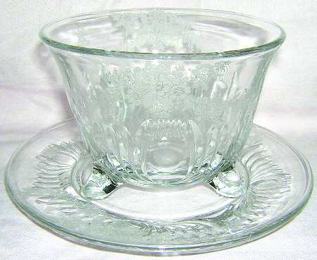 Heather & Primrose Mayonnaise Bowl and Underplate