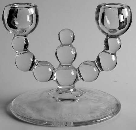 Heather & Primrose Double Light Candlestick