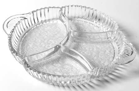 Spring Orchard Clear 11" Round 4 Part Relish