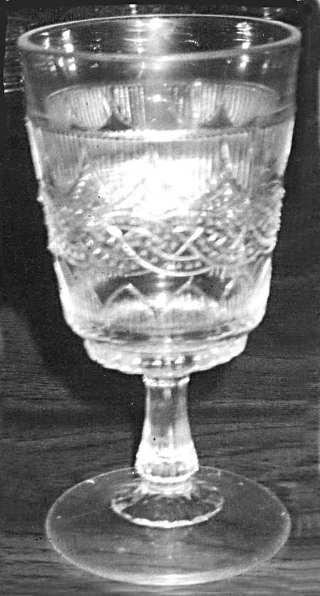 Chain and Shield Water Goblet