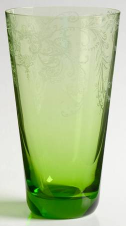 Ritz Paris Green Highball Glass