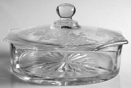 Ardith Clear 3-Part Candy Box with Lid
