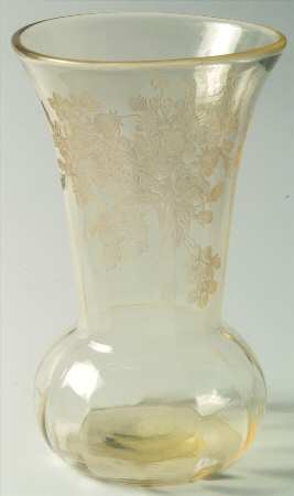 Ardith Yellow 8" Flared Vase