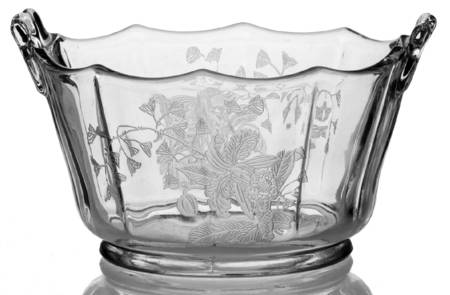 Orchid Clear 4" Handled Bowl