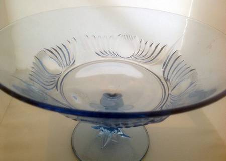 Maya Blue 10" Footed Bowl