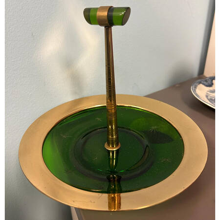 Emerald Glo Center Handle Tray