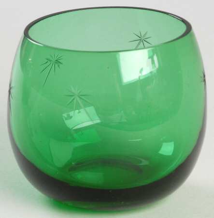 Emerald Glo Condiment Jar No Lid