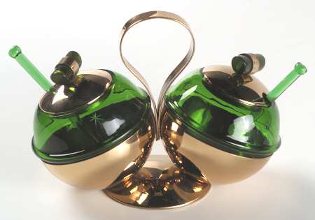 Emerald Glo (7 Piece) Condiment Set