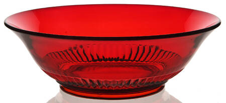Glades Ruby 9" Footed Bowl