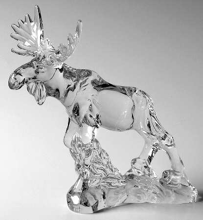 Animals & Figurines Clear Moose