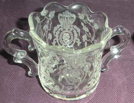 Floral Medallion Open Sugar