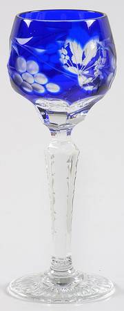 PAS2 Cobalt Blue Cordial Glass