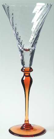 Palmyre Amber Fluted Champagne