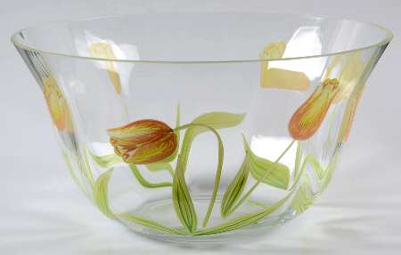Cottage Tulip 10" Salad Bowl