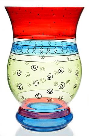P1C7 1 Piece Open Hurricane/Vase