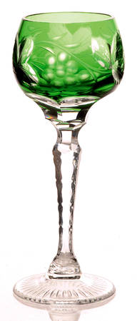PAS2 Emerald Green Cordial Glass