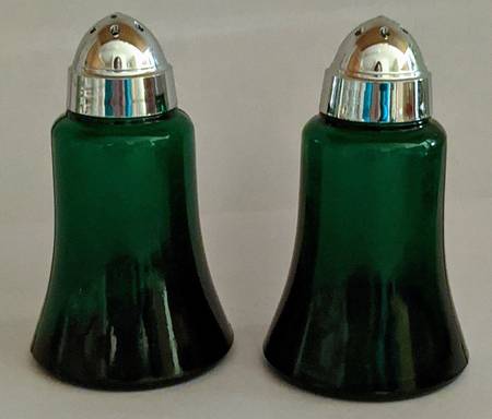 Estelle Emerald Green Salt and Pepper Set