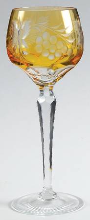 PAS2 Amber Water Goblet