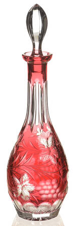 PAS2 Rose Cordial Decanter & Stopper by Pasco (Importer)