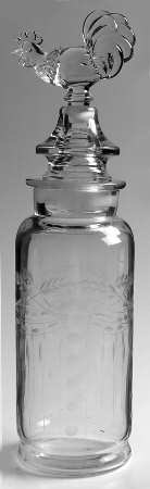 Animals & Figurines Cocktail Shaker W/Rooster Finial