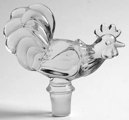 Animals & Figurines Rooster Finial-For Cocktail Shaker