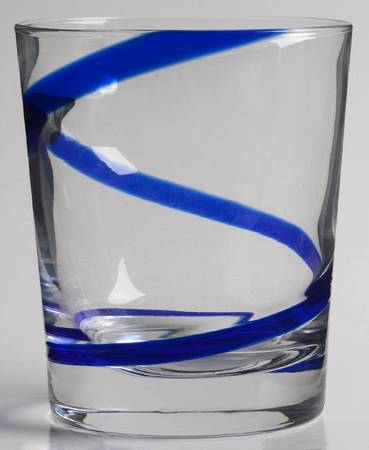Swirline Cobalt Double Old Fashioned