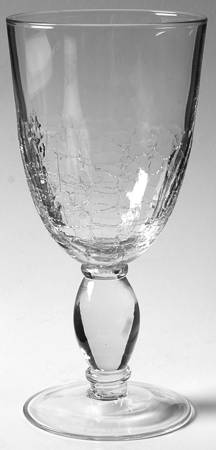 Chunky Crackle Wine Glass