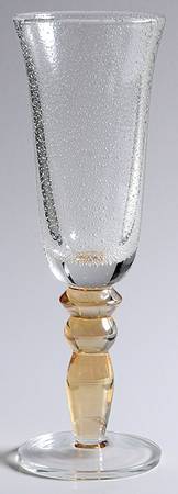 PBY6 Amber Fluted Champagne