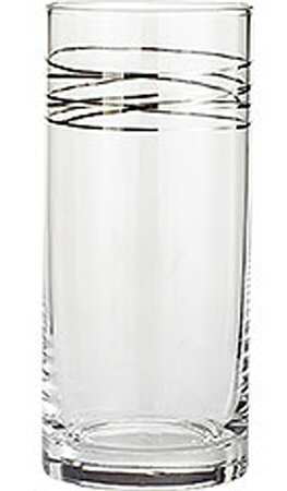 Silver Spiral Flat Tumbler