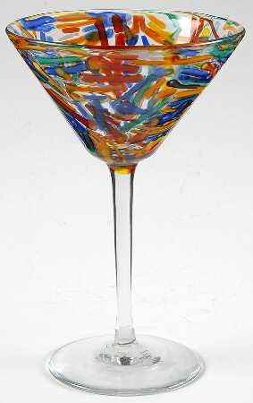 Confetti Martini Glass