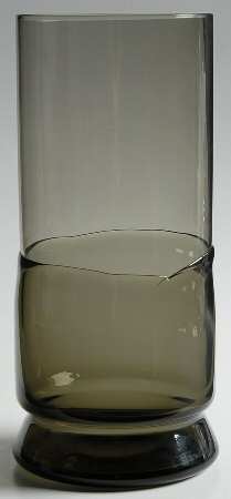 Double Dip Smoke Gray 10" Flower Vase