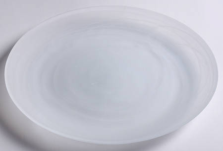 White Alabaster Niveus Dinner Plate