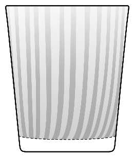 Vertical Stripe Smoke Double Old Fashioned